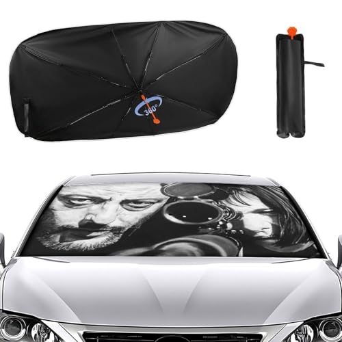 �ԗp�T���V�F�[�h ���I�� �}�`���_ LEON �f�� �J�[�T���V�F�[�h �P�^ �ԗp�p���\�� �t�����g�T���V�F�[�h ������� �܂��ݎ� �J�[�p�i �Ռ� �ՔM �ȒP���t�� �ėp Uv�J�b�g �l�G�Ή� 73��133cm