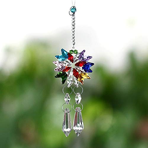 Glass Suncatcher Beautiful Super Sparkling K9 Crystal Car Hanging k9c-11