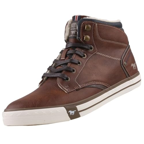 MUSTANG Herren High Top Sneaker Braun EU 43