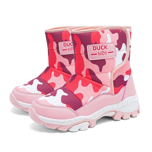 IWIHMIV Girl Winter Boots Snow Boots Boys Winter Boots Toddler Snow Boot Boys Girls Warm Snow Boots Winter Shoes for Little3