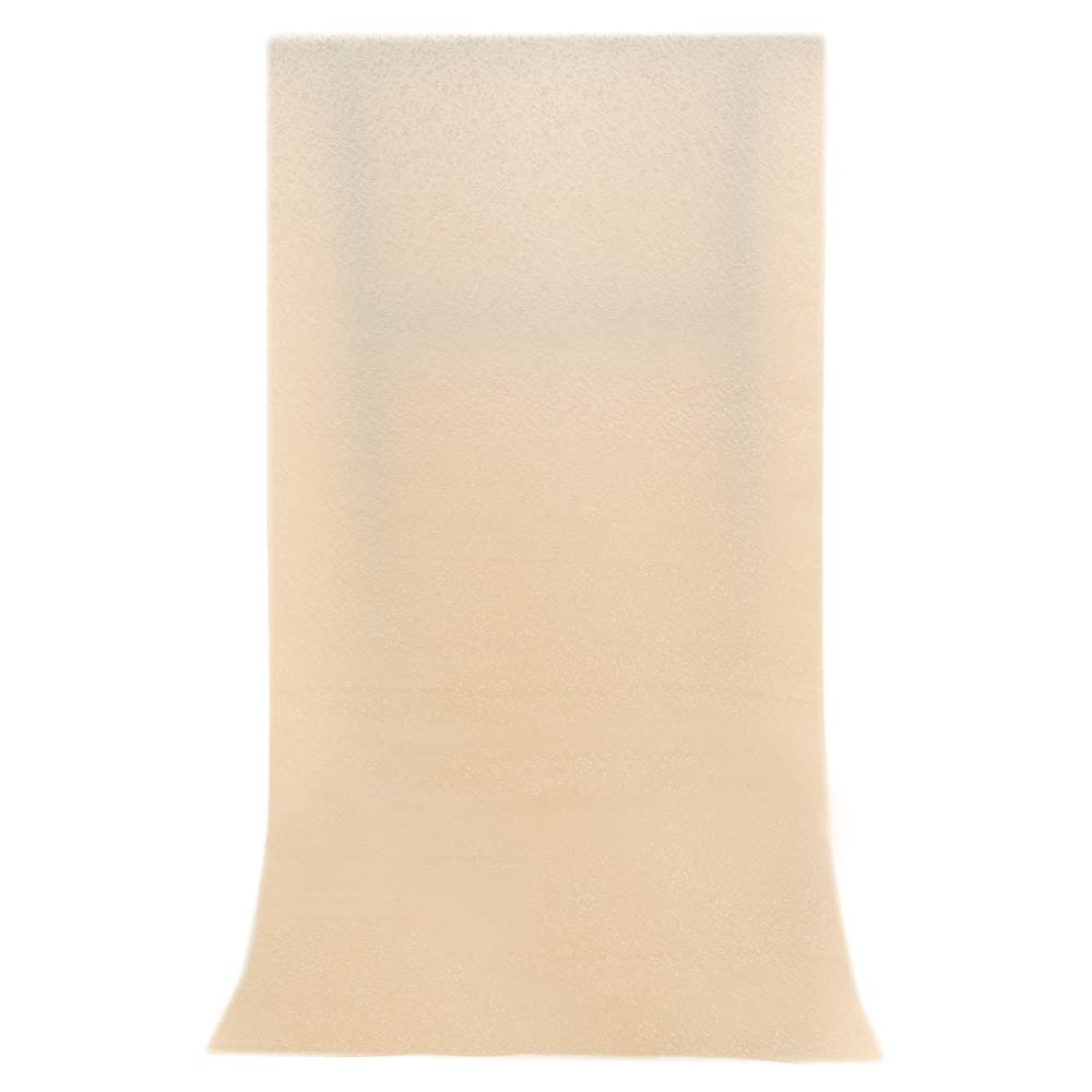 Amazon | 色無地 正絹 反物 万葉色花火 黄色 ベージュ クリーム