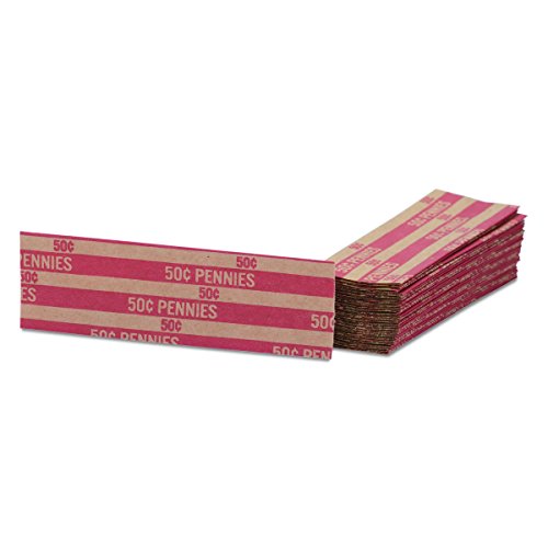 Mmf Industries Flat Coin Wrappers, Pennies, 50, 3001 (Box Of 1000 Wrappers) #TOP2