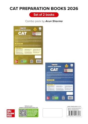 Image of Arun Sharma CAT Bundle /Set of 2 books - Logical Reasoning(LR) + Data Interpretation(DI) for CAT 2026-27 Exam | Edition Combo for Preparation 2026-27