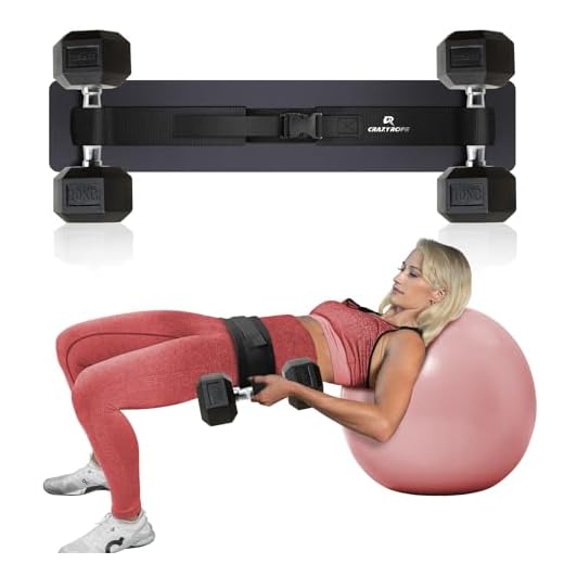 CRAZYROPE Hip Thrust Belt for Weight Training