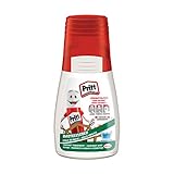 Pritt Bastelkleber, transparent trocknender Alleskleber für Zuhause, Schule oder Büro, weißer Bastelkleber für Kinder, 6-er Pack (6x50g)