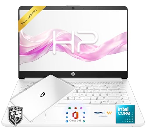 HP Ultrabook Laptop with Copilot AI • 2026 Edition • 8GB RAM • Intel Core • 192GB SSD + 1TB Cloud Storage • Microsoft 365 • Webcam • Windows 11 • Thin & Portable • w/o Mouse