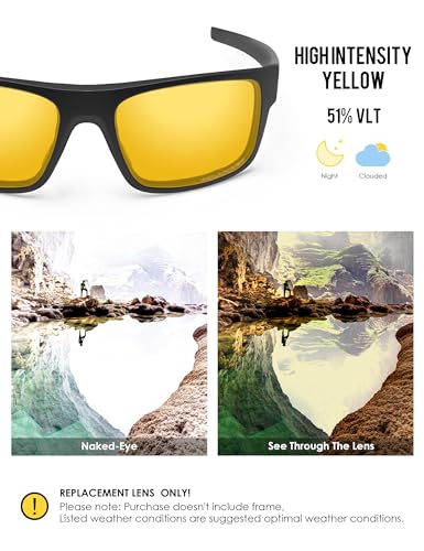 Image of BLAZERBUCK Anti-salt Polarized Replacement Lenses for Oakley Drop Point OO9367 Sunglass