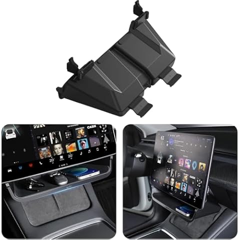 Topfit Under-Screen Organizer for Tesla Model 3/Y Center Console Storiage Box Tray for Tesla Accessories Cover