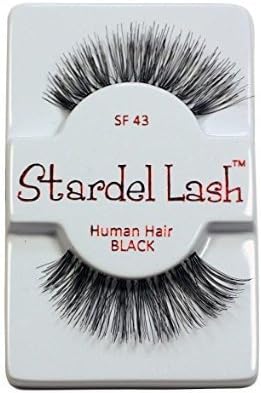 6 Pairs Stardel #43 100% Human Hair False Eyelashes Like Ardell Red Cherry Lashes