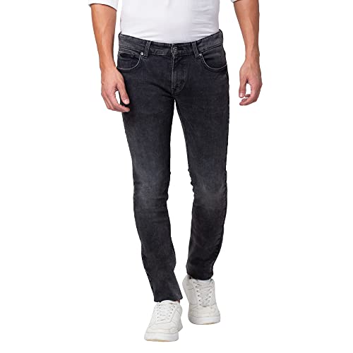 Image of Spykar Men's Slim Fit Low Rise Casual Jeans