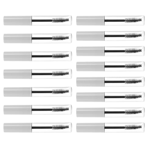 MOTHNUR 15 Tubos de Rímel Vacíos 10 Ml con Varita para Pestañas, Contenedores Transparentes Rellenables para Máscara, Tubos de Muestra para Crecimiento de Cejas y Cuidado