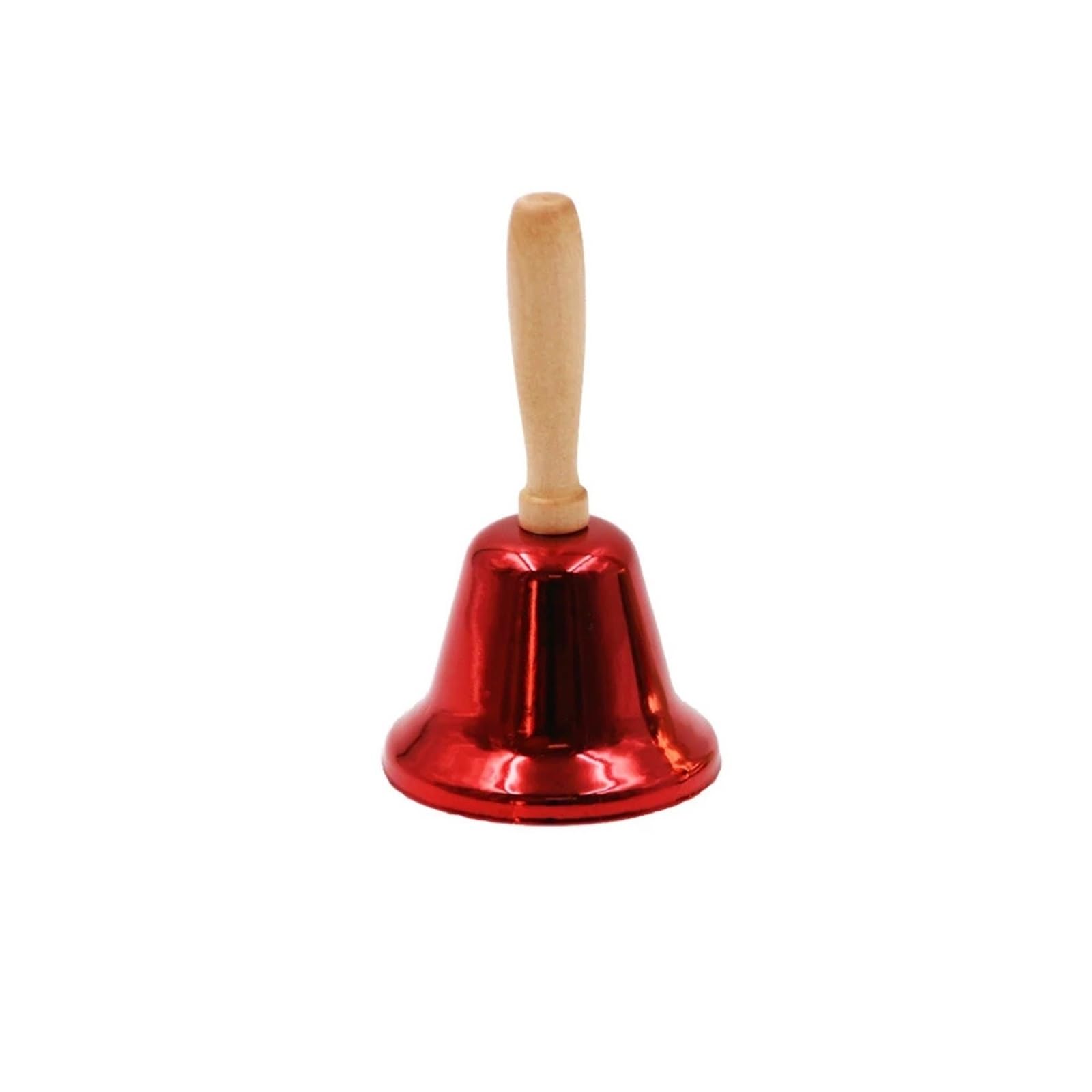 Hand Bell Extra Loud Solid Brass Call Bell Creative Wooden Hand Bell