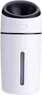 JY&WIN Humidificateur, humidificateur à Brume Chaude et Froide avec 7 Couleurs, Fonctionnement Silencieux, arrêt Automatique sans Eau pour Le Bureau de la Chambre, Noir