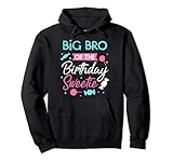 Big Bro Of The Birthday Sweetie: este bonito diseño para amantes de los dulces es perfecto para hermanos grandes o hermanos de una hermana joven que celebra su cumpleaños. Este diseño de piruleta o dulces es ideal para una fiesta de cumpleaños familiar a juego.