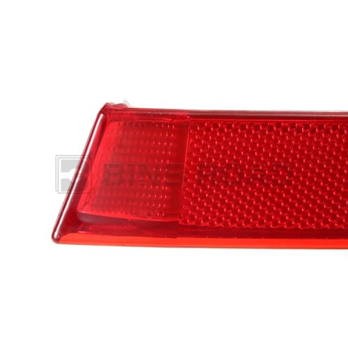 Image of 63147240998 Rear Right Bumper Reflector Passenger Side Red Trim Compatible with BMW X5 E70 2009-2013 (Replaces 63217158950)