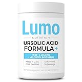 Lumo Nutrition Ursolic Acid Formula + HMB, Leucine, Velositol (MyoVera) - Muscle Recovery & Proteins Synthesis - Workout Supplement | Vegetarian, Non-GMO, Gluten Free | Unflavored Powder - 30 Servings