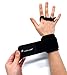 AEOLOS Leather Gymnastics Hand Grips-Great for Gymnastics,Pull up,Weight Lifting,Kettlebells and Cross Training (Black, Small)
