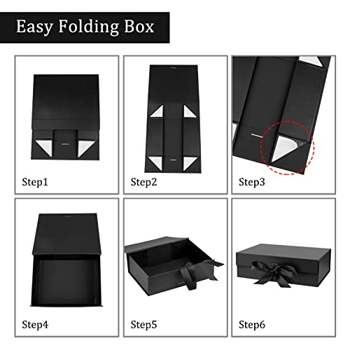 Daijoob BOX With Lid For Presents 10.5X7.5X3.1 Inches thumb #2