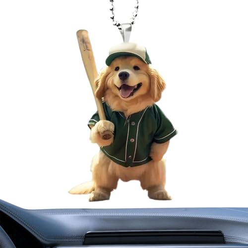 hundeschmuck zum aufhängen auto hundeanhänger für innenraum auto | 2D auto anhänger | stylische welpen ornament für auto | hundeschmuck für auto acryl, autoschmuck für innenräume