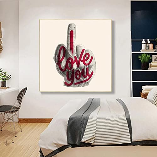 Impression édition Geste toile affiche de mode haut de gamme 60x60 cm - 3