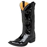  Old Gringo Herren M424-1 Buffalo Cowboystiefel, schwarz, 45 EU