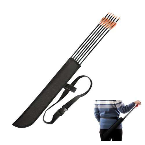 Merleu Hard Case Hip Quiver with Adjustable Belt,Wear-Resistant Arrow Quiver for Compound Bow,Quiver Arrow Holder for Archery, Hunting Lightweight Archery Quiver