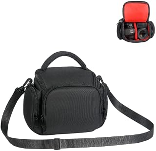 SLR Cameras Case, Waterproof Shockproof DSLR Camera Case Bag, Single Shoulder Camera Bag, Adjustable Shoulder Strap Compatible with Sony, Canon, Samsung, Fuji, Panasonic, Casio, Nikon