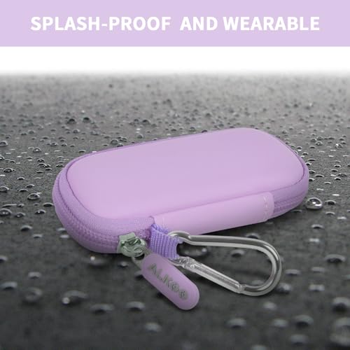 Image of USB Flash Drive Case, SD Card /Thumb Drive /Memory Cards Holder, Bag Only | SDXC /SDHC Storage, Electronic Accessories Organizer for SanDisk / for Samsung, for Students /IT /Office /School /Travel, L-Purple
