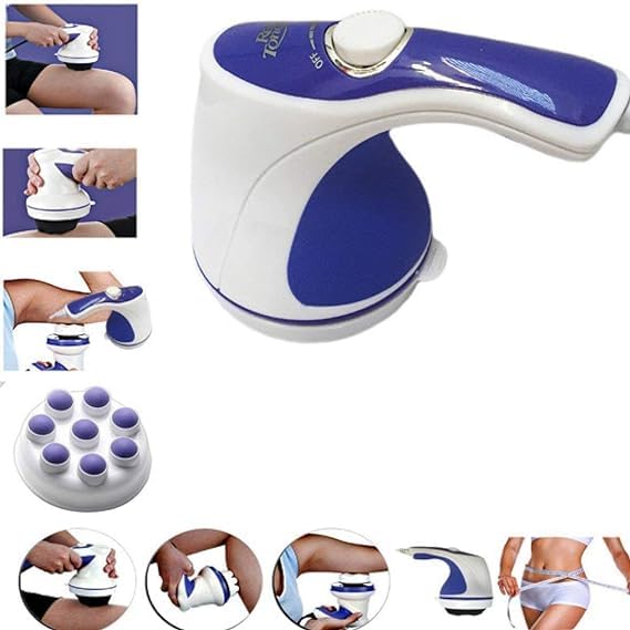 Jigva Relax Spin Tone Body Massager Machine, Full Body Massager for Pain Relief Spin Tone Handheld Corded Electric Body Massager, Multicolor Jigva Relax Spin Tone Body Massager Machine, Full Body Massager for Pain Relief Spin Tone Handheld Corded Electric Body Massager, Multicolor