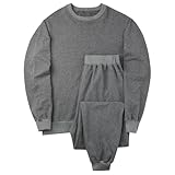 [ヒルトップクラウド] パジャマ メンズ 春 綿100％ スウェット パジャマ 長袖 ゆったり ルームウェア 上下セット 部屋着 吸汗通気 肌に優しい 無地 プレゼント 通年用