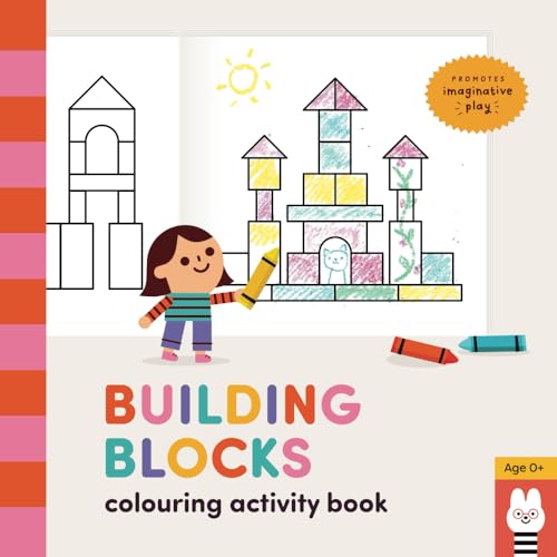 Building Blocks Colouring Activity Book: Promotes Imaginative Pla...