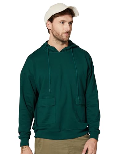 Image of Amazon Brand - INKAST Men Cotton Rich Heavy Weight Hooded Sweatshirt (Oversized)