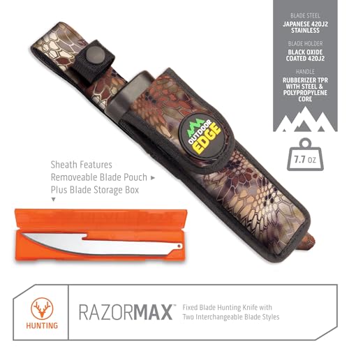 Outdoor Edge OERMB20 Razormax - Replaceable Fixed Blade Hunting Knife thumb #2
