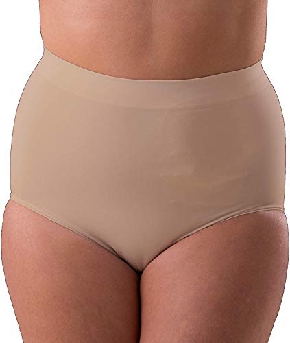 Corsinel Regular Female Brief Low by Tytex - Medium Support Underwear for Ostomy and Hernia (Tan, X-Large)