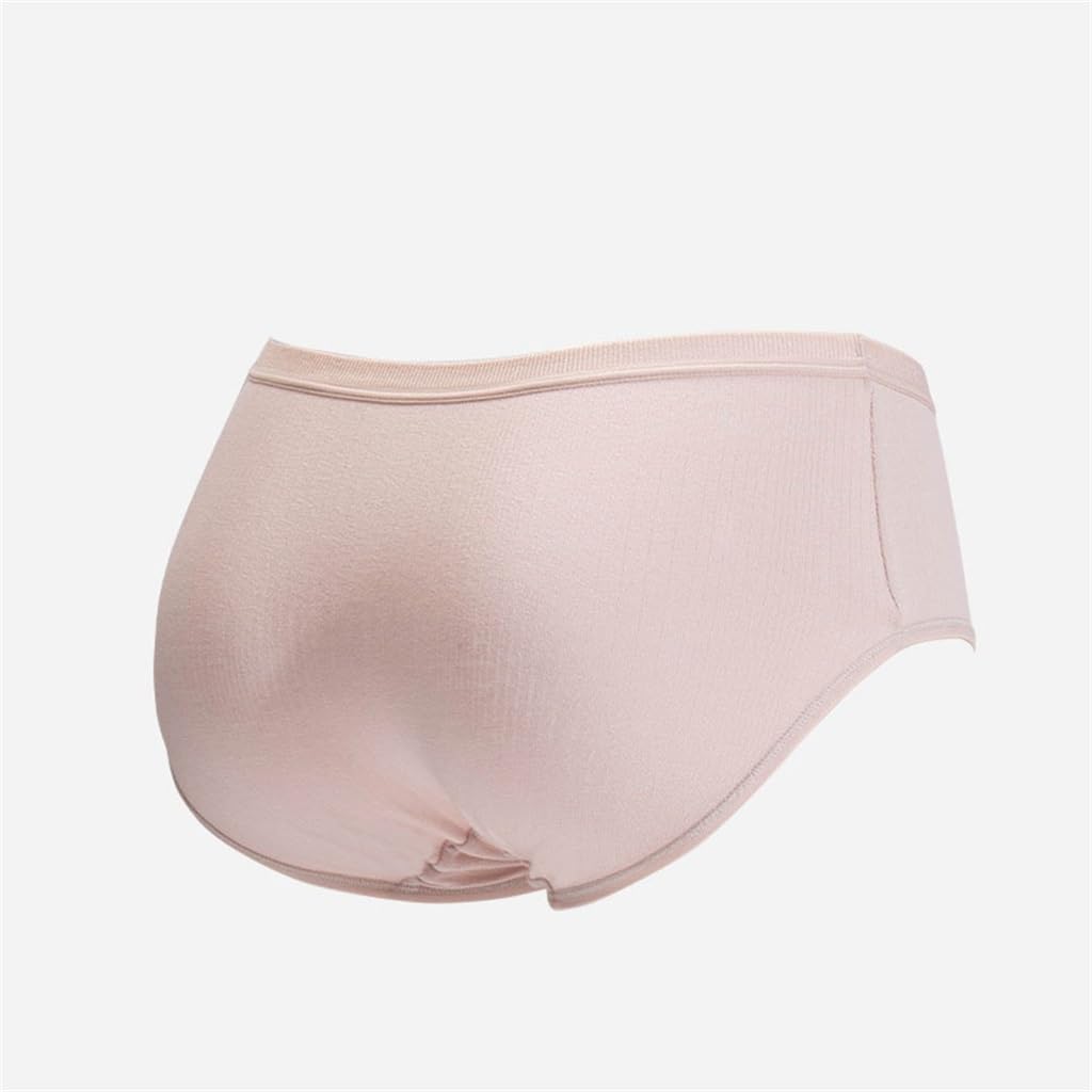 SMEJS 純粋な綿の下着、ミディアムウエストの女性のヒップリフティング三角下着(L)