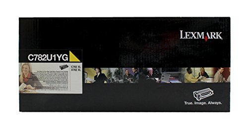 Cartouche toner jaune Lexmark C782n XL C782U1YG consommable imprimante laser couleur