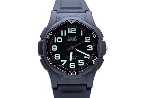 Q&Q Reloj Analógico para Hombres de Cuarzo Chino con Correa en Silicona QVP84J002Y