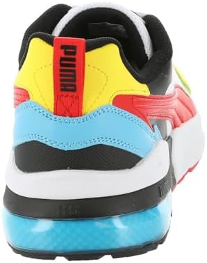 PUMA Vis2K Mens Sneaker 12 DM US WhiteRedBright Aqua | Image 5