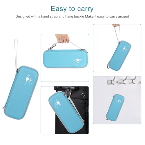 Image of Stethoscope Carrying Case, Hard Stethoscope Case Compatible for 3M Littmann Classic III, Cardiology IV Diagnostic, MDF Acoustica Stethoscopes and Other Nurse Accessories (Turquoise)