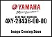 Yamaha 4XY-28436-00-00 Bracket 2; 4XY284360000 Made by Yamaha