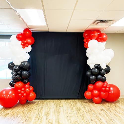 Image of Voircoloria Black Balloons, 66pack 12inch Black Latex Party Balloons for Graduation, Wedding, Birthday, New Year, Baby Shower, Anniversary, Holiday Party Decorations