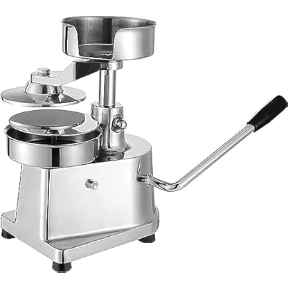 Hamburger-Patty-Maker for zu Hause, kommerzieller Burger-Former, robuste 6-Zoll-Burgerpresse mit 1000 Stück Patty-Papier, formendes Edelstahl-Presswerkzeug
