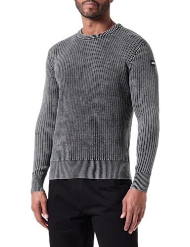 Maglione Girocollo Rib Lavaggio Vintage Schott
