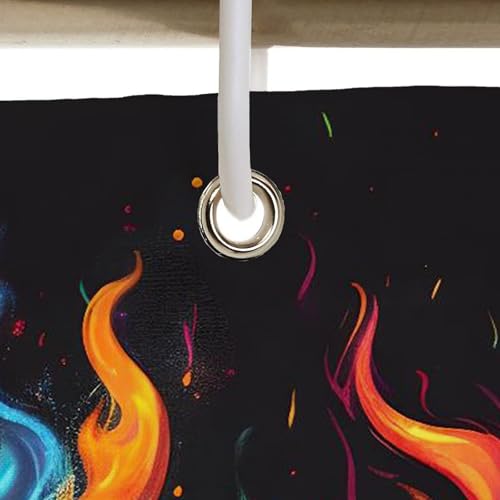 Rideau de douche bœuf imperméable pour éviter les fuites d'eau