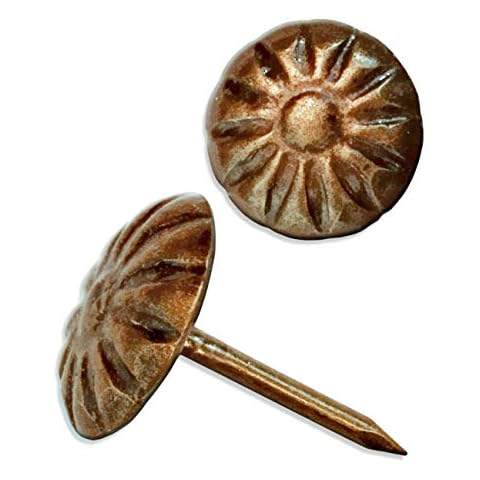 FUXXER® - 100 clavos decorativos antiguos con cabeza decorativa Cover