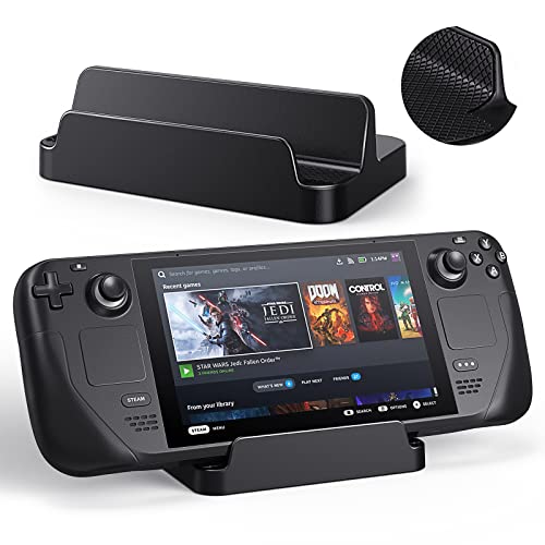 ECHTPower Support pour Steam Deck 2022, Support de Base Stable pour Console Valve Steam Deck/ Switch/ Switch OLED Support Portable Antidérapant Léger Accessoire Steam Deck