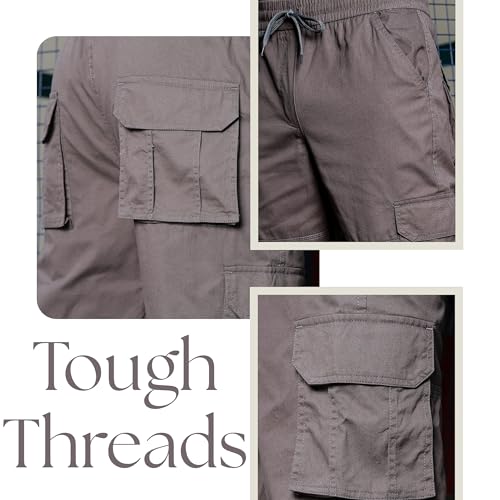 Image of Men's Stylish Cargo Pants | Slim Fit | Multi-Pocket Utility Trousers | Durable & Comfortable Fabric | Casual, Travel & Outdoor Wear