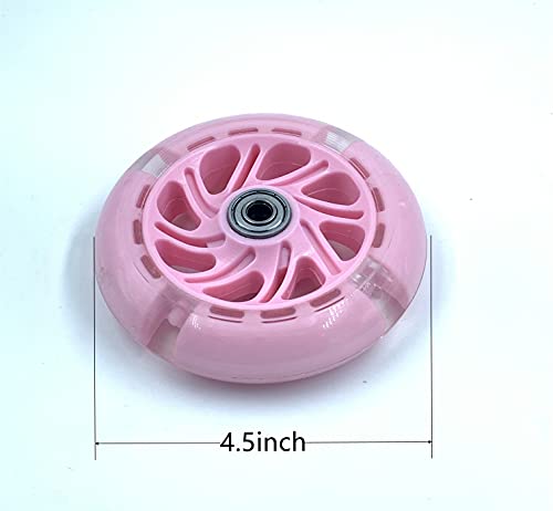 image for YJIA a Pair of Children's Bicycle Riding Flash Silent Training Wheels,