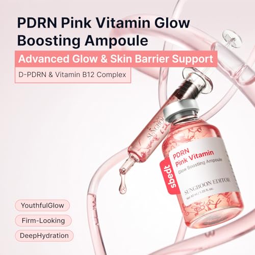 SUNGBOON EDITOR Glow Intensive PDRN Ampoule, Copper Peptides & Vitamin B12 Serum for Face with Collagen & Multi Peptides & 10 Hyaluronic Acids | Korean Skincare Serum, 1.35 fl oz - Image 3