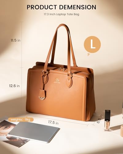 LOVEVOOK Laptop Tote Bag for Women,15.6 Inch Waterproof Work Bags Women Business Office Computer Bag Briefcase3